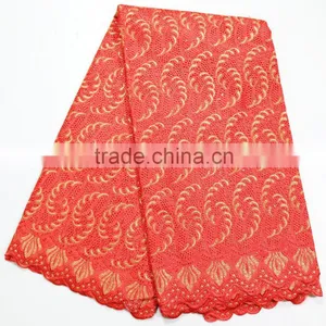 Best Quality Swiss Lace Big Heavy African Voile Lace for Family Party Dress thumbnail-5