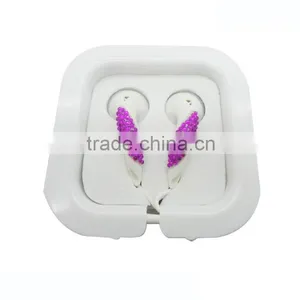 Popular Crystal Bling Diamond Earphones for Mobile Phone for Girls thumbnail-4