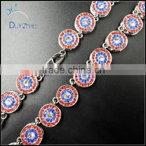 Hip Hop Iced Out Beautiful Heavy Fake Diamond Necklace thumbnail-1