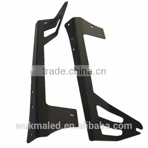 For Jeep JK Window Light Bar Bracket and Windshield Guard (steel Brackets) thumbnail-1