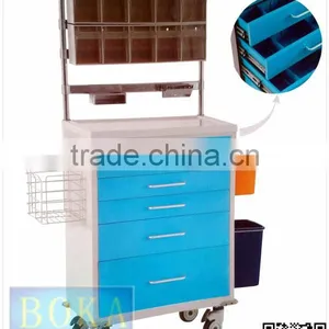BK806 Stainless Steel Medical Mobile Trolley Cart Wheels thumbnail-1