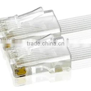 TRANSP ARET FLAT RJ11 CABLE thumbnail-1