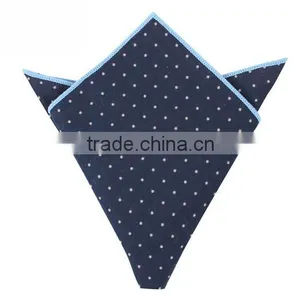 Polka Dot Print Cotton Pocket Square thumbnail-3