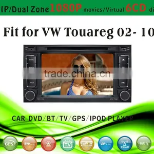 Touch Screen Car Dvd Player Fit for VW Tourag 2002 - 2010 With Radio Bluetooth Gps tv Pip Dual Zone thumbnail-1