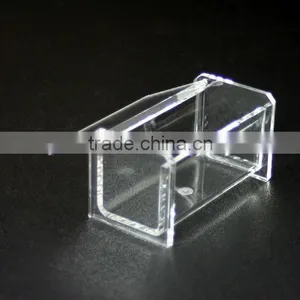 Acrylic Small Box/Canister/Keeper for Cotton Q-tip;Chalk thumbnail-1