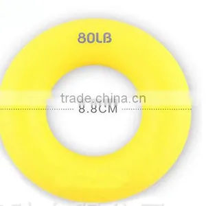 80 lb Hand Gripper Grip Silicone Ring Resistance Strength Trainer Exerciser thumbnail-3