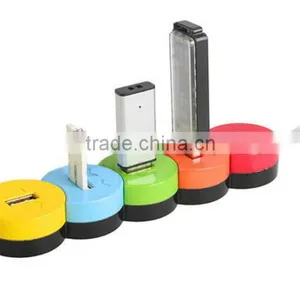 4 Port Smile-shaped High-speed USB 2.0 Hub thumbnail-1