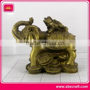 3D Miniature Metal Sculptures/Ivory Elephant Figurine thumbnail-1
