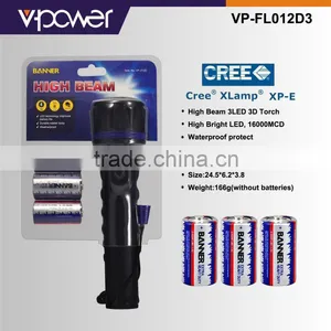 High Beam 3LED 3D Torch thumbnail-1