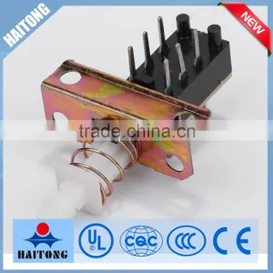 250V 6pin Push Switch With 4holes and Outside Inspring for Electrical Appliance thumbnail-1