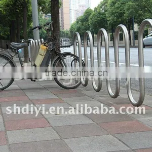 2012 Popular SS304 Stainless Steel Wave Bike Racks thumbnail-1