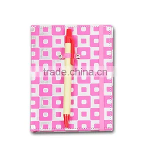 Newest Durable Cloth Cover Notebook With Pen Attached (BLY5-2007PP) thumbnail-2