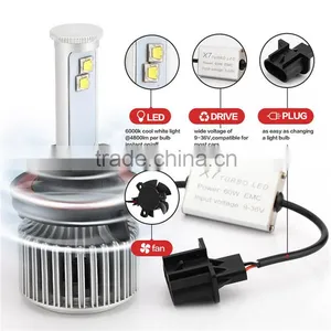 Excellent Lumen 4800lm 9-36v 360Degree X7 Car Led Headlight H13 thumbnail-1