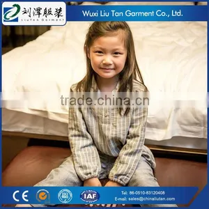 High Quality Cotton Linen Baby Pajama Set thumbnail-1