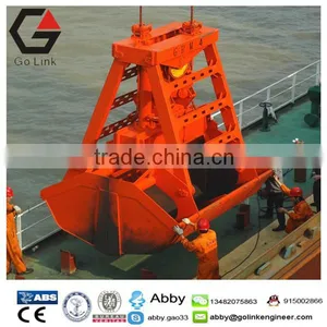 Wharfused Remote Control Grab Bucket Wire Rope Grab Clamshell Grab Bucket thumbnail-4