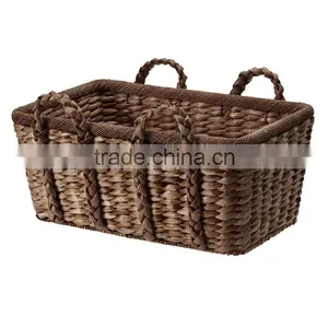 Rectangle Natural Seagrass Storage Basket With Handles Quality Choice thumbnail-2