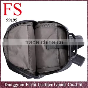 100% Genuine Leather Outdoor Hiking Backpack thumbnail-5