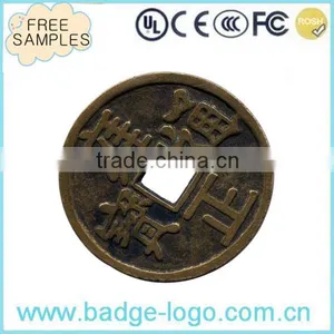 Old Chinese Style Customized Design Metal Coin Bezel thumbnail-4