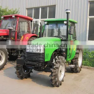 Hot Selling DQ504 50 HP 4WD Paddy Tyre Farm Tractor With Cabin thumbnail-1