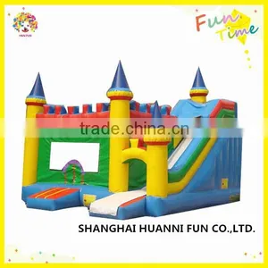 2015 Wholesale Commercial PVC Inflatable Jumping Castle Combo Price thumbnail-1