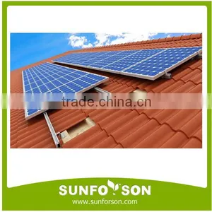 Pitched Tile Roof Solar Panel Structure thumbnail-1