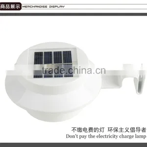High LUMEN 3LED LED Solar Fence Gutter Lamp thumbnail-2