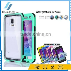 Waterproof Case Note 4 for Smartphones With Button Green thumbnail-2
