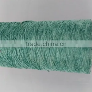 Green Colour Chenille Yarn for Weaving thumbnail-5