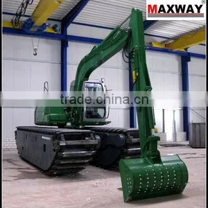 2015 New Product ! MAX80PU Small Amphibian Pontoon Undercarriage , Suitable to 6 to 10Ton Crawler Excavators thumbnail-2