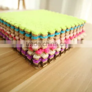 Household Eva Material Jigsaw Indoor Foam Mat Polyester Fabric thumbnail-4