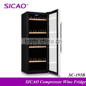 126L 46 Bottles Single Zone Glass Wine Cooler thumbnail-3