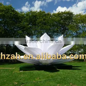 Giant White Inflatable Flowers Lotus for Outdoor Decoration thumbnail-1