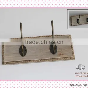 Shabby Cottage Chic Wooden Wall Hanger thumbnail-1