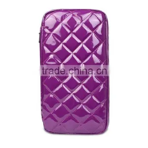 PU Leather Fashion BUBM 64 Capacity Purple Personalized CD Case thumbnail-1