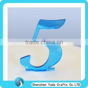 Manufacture Plexiglass Plastic Numbers for Anniversary, Laser Cut Acrylic Numbers thumbnail-1