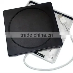 USB 2.0 Slim External Case Enclosure for 9.5mm SATA CD DVD Burner Drive thumbnail-1