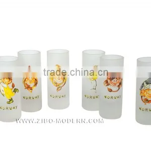 Frosted Short Glass thumbnail-1