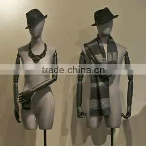 2015 Fashion New Fiberglass Female Half Mannequin With Head thumbnail-1