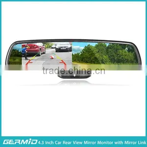4.3 Inch Car Rear View Mirror Monitor With Mirror Link and Thin Frame Special for Honda and Kia thumbnail-3