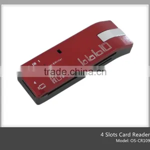 Promotional Custom Logo All In1 Usb 2.0 Card Reader With 4 Slots(OS-CR109) thumbnail-4