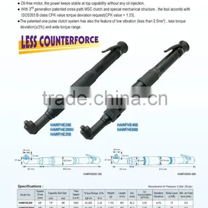 High Torque Oil Free Less Counterforce Shut off Auto Repair Air Wrenches thumbnail-2