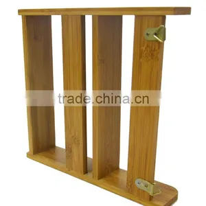 DT009 Fashion Wall Mountain Bamboo Towel Rack/ Wooden Bathroom Towel Rack thumbnail-4
