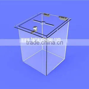 Wholesale Acrylic Coin Donation Boxes thumbnail-2