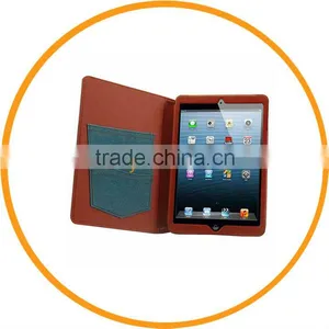 Fashion Jeans Style for IPad Mini Leather Smart Case Cover From Dailyetech thumbnail-1
