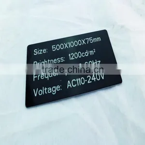 Custom Metal Anodized Aluminum Nameplate For Famous Brand thumbnail-3