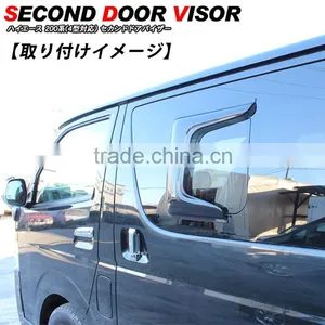 Toyota Hiace Type 4 2014-2016 Sliding Door Small Window Wind Shield Visor Rain Guard thumbnail-4