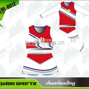 Latest Most Popular Custom Cheerleading Uniforms Wholesales, Sublimation Cheerleading Uniform thumbnail-1