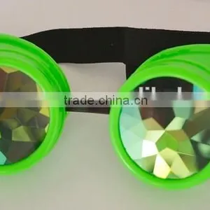 Steam Punk Kaleidoscope Glasses for Music Festival thumbnail-3
