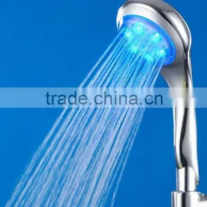Chrome ABS Change Color LED Shower Head thumbnail-1