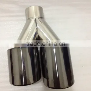 Most Popular Black Titanium Coated Universal Exhaust Tips/muffler Pipes thumbnail-4